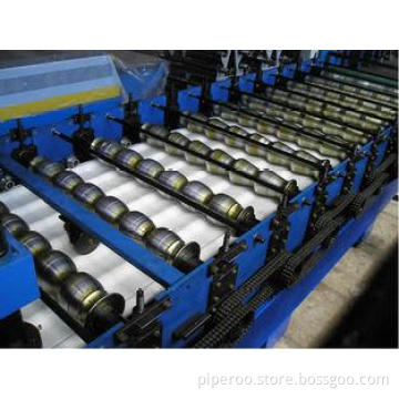 Steel Tile Forming Machine with PLC Control System for Indu